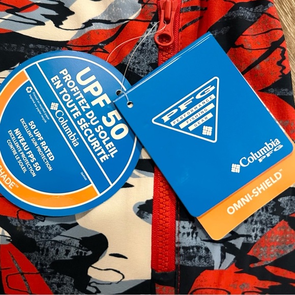 Tommy Bahama Red and Blue Tropical Shorts - Picture 5 of 7